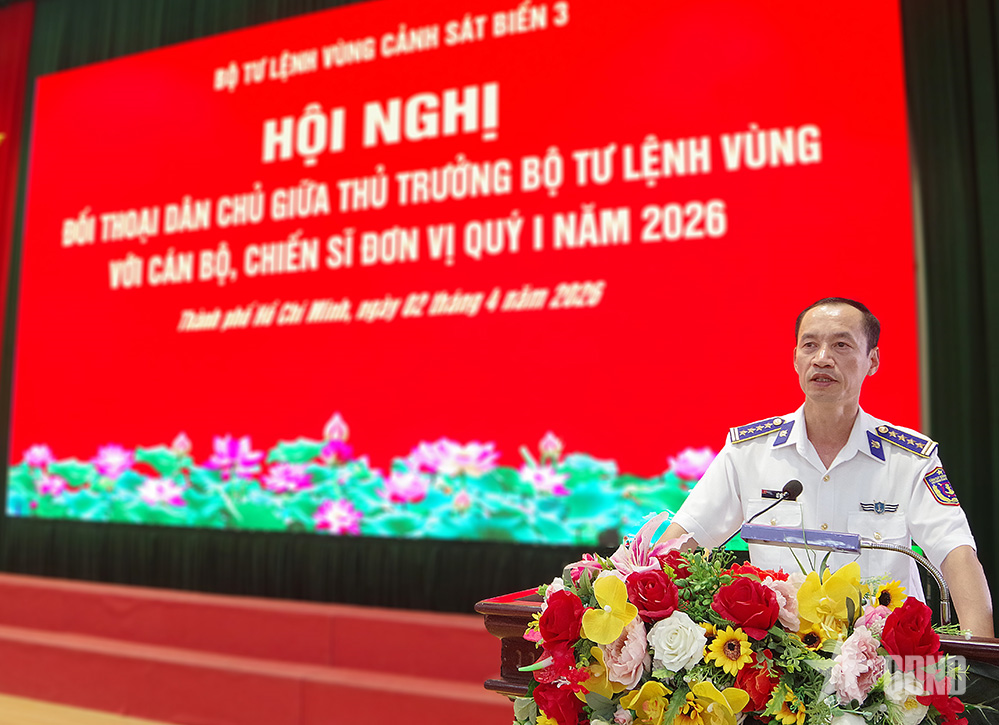 Vùng Cảnh sát biển 3 tăng cường đoàn kết, gắn bó cán - binh